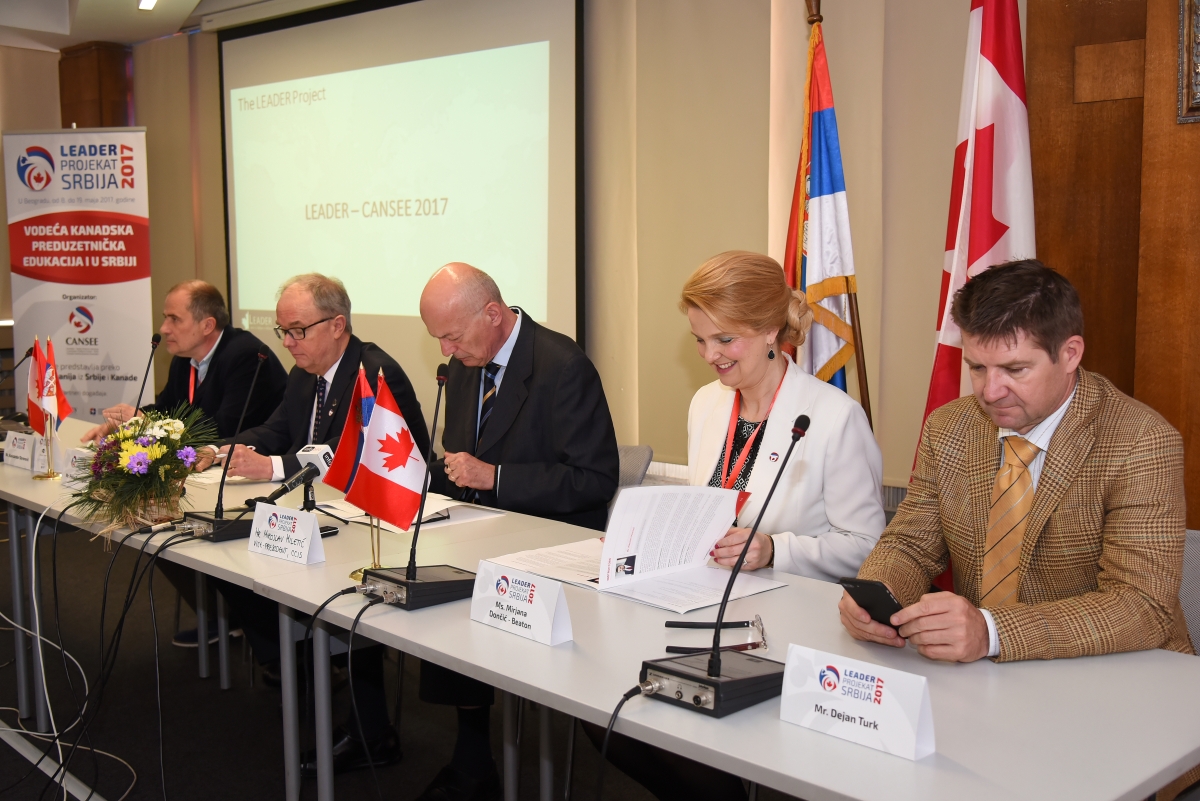 Support to entrepreneurs through business education – Canadian LEADER project begins in Belgrade