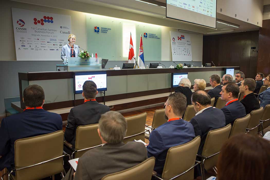 Big success: First Canadian-SERBIAN BUSINESS FORUM, held on 4th of November 2015 in Belgrade