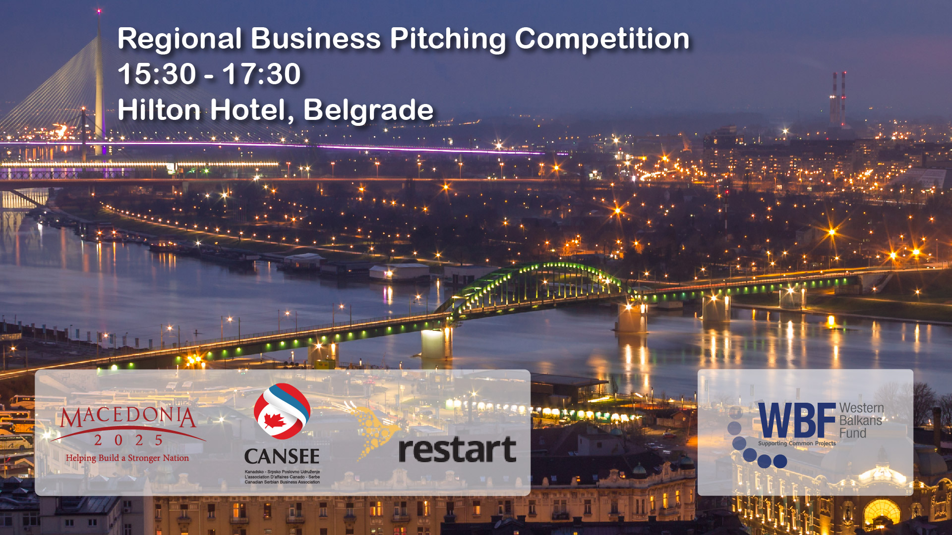 First Regional Business Pitching Competition in Belgrade supported by the Western Balkans Fund