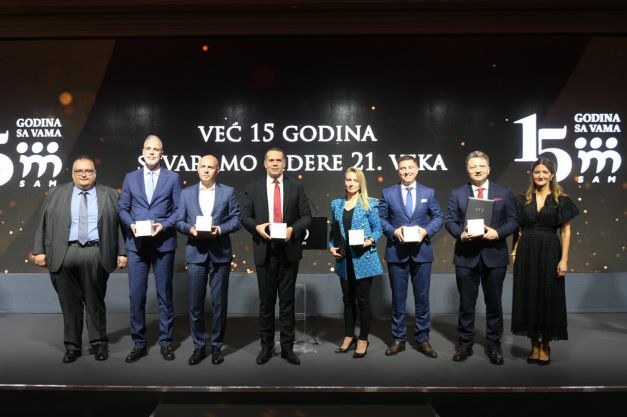 Dodeljene nagrade Srpske asocijacije menadžera – U društvu najboljih pojedinaca i kompanija su i CANSEE članice