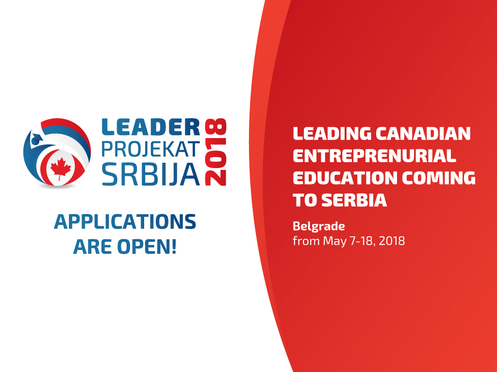 CANSEE announces an open call for participation in the LEADER Project Serbia 2018