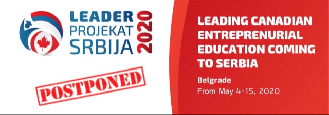 IMPORTANT INFO REGARDING LEADER PROJECT SERBIA 2020